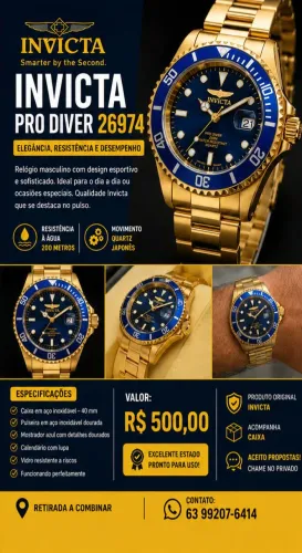 Relógio Invicta Pro Driver