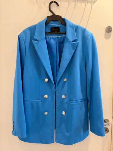 Blazer alfaiataria azul A Collection