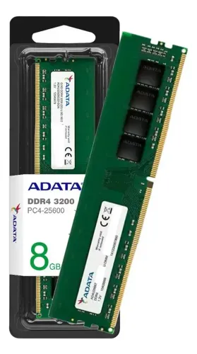 Memorias DDR4 ADATA 2x 4 giga Total 8 giga