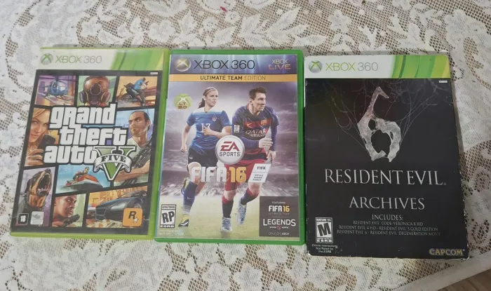 3 jogos originais de xbox 360