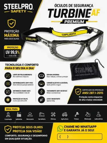 Óculos de proteção, paraquedismo, ciclismo e trabalhos.