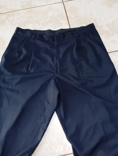 Calça social masculina azul marinho Pierre Cardin tamanho 52
