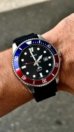 Relógio Casio Duro Marlin Pepsi