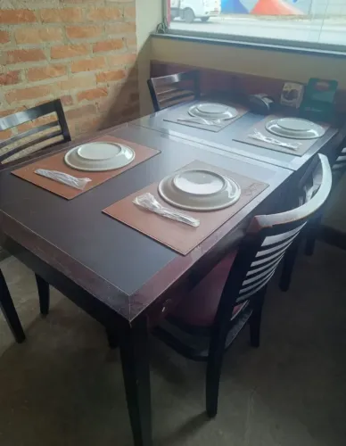 Mesa 80x80 cada peça