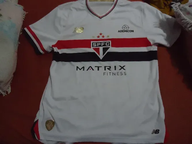 new balance - camisa do são paulo 2025 - tam g - nova, zerada - original