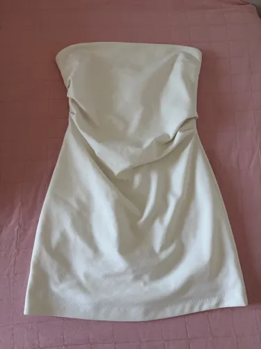Tubinho tomara que caia - OffWhite - Zara