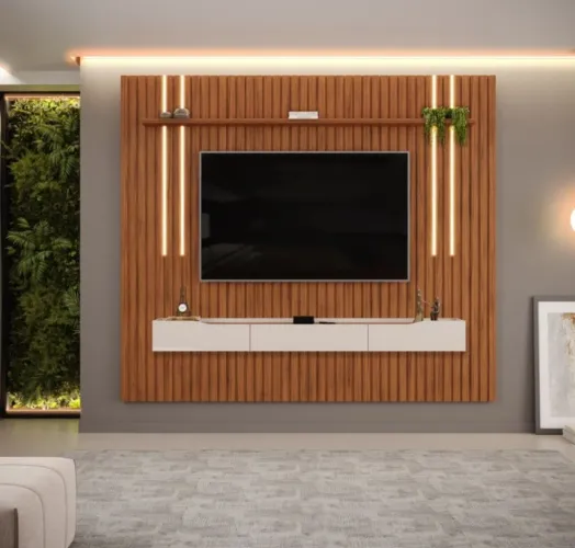 Painel Ripado Antares TV-86! Pronta Entrega!