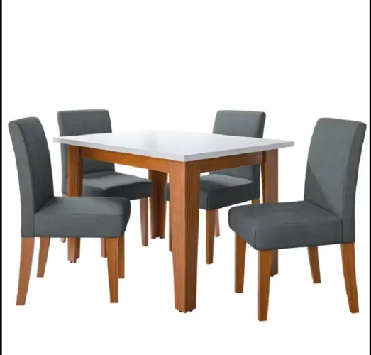 Vende jogo de cadeiras com mesa 4 lugares novo na caixa 800