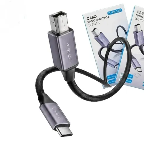 Cabo impressora Tipo C LE-3107-2 2m