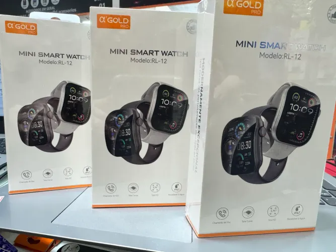 Smart Watch Rl 12 a gold relógio
