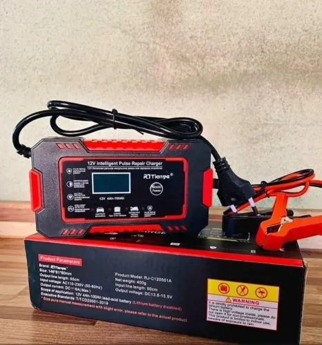 Carregador Inteligente de Bateria 12V com Pulso de Reparo