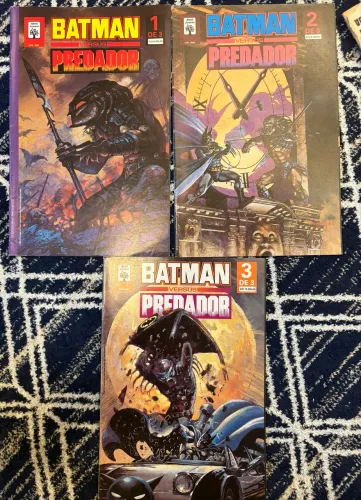 Batman versus Predador 3 edições de Abril 1992