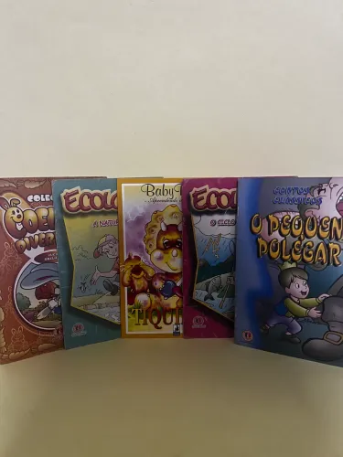 Lote com 5 livros 