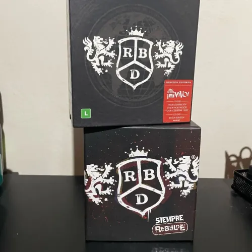 RBD - 2 Boxes - Siempre Rebelde + En Vivo (14 Cds + 4 Dvds)