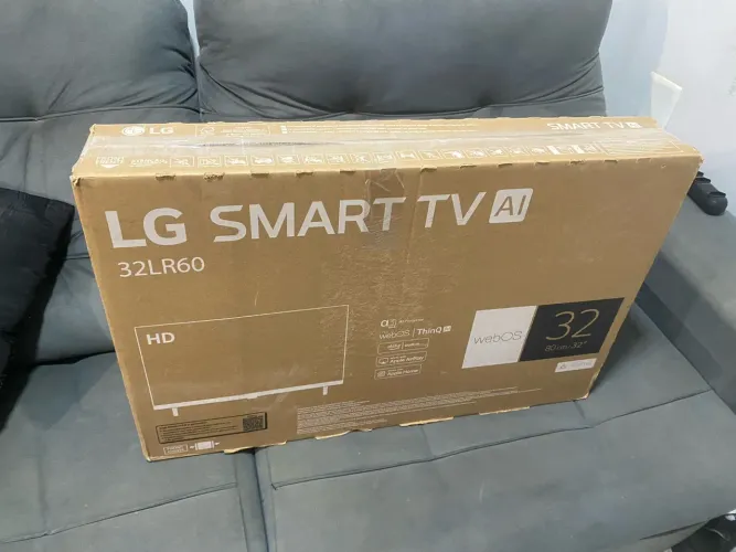 SMART TV LG 32 POLEGADAS NA CAIXA COM NOTA FISCAL