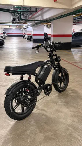 Bicicleta Elétrica V8 Pro 1000W 48V | 45 km/h | Seminova