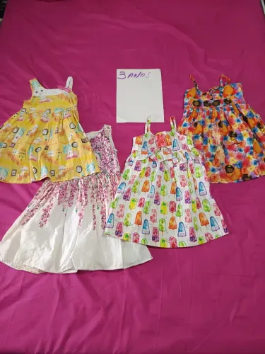 Vestido 3 anos alphabeto 