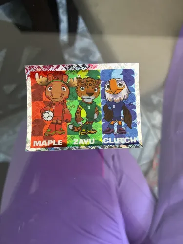 Figurinha Mascotes Da copa 2026