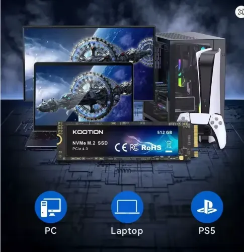 KOOTION M2 SSD NVME 1TB 7200Mbps Gen4 (LACRADO)