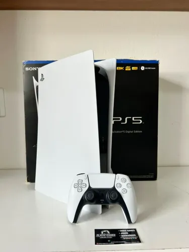 Playstation 5 Com Caixa Completo! (Aceito Cartão)