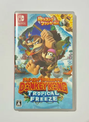 Donkey Kong Country Tropical Freeze Nintendo Switch textos em inglês