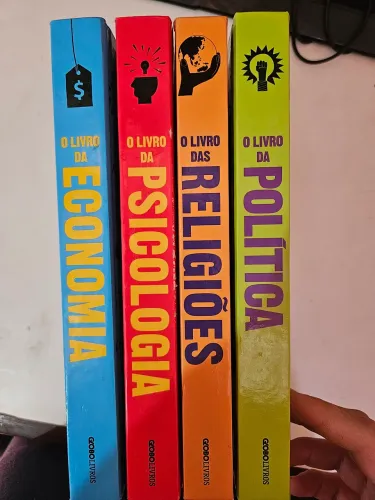 Coleção Livros Das Grandes Ideias - Economia, Psicologia, Política e Religiões