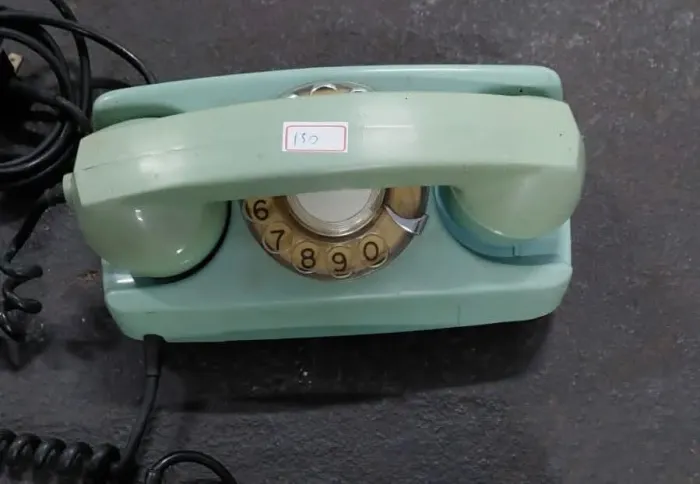 Telefone Antigo Azul