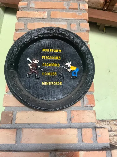PLACA DECORATIVA- TAMPA DE BARRIL