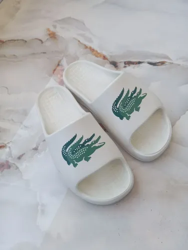 Chinelo slide Lacoste unissex