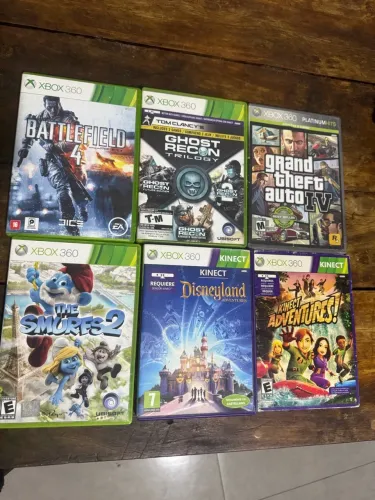 LOTE DE JOGOS ORIGINAIS DE XBOX 360
