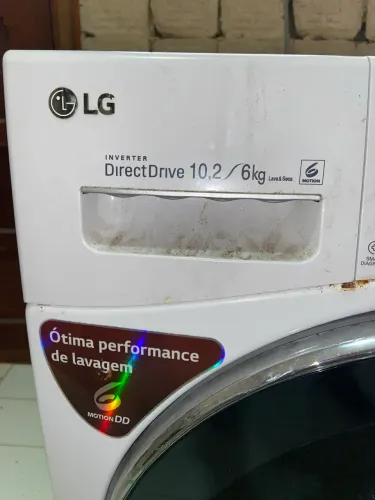 Lava e Seca LG 6kg/6kg Frontal Inverter Direct Drive