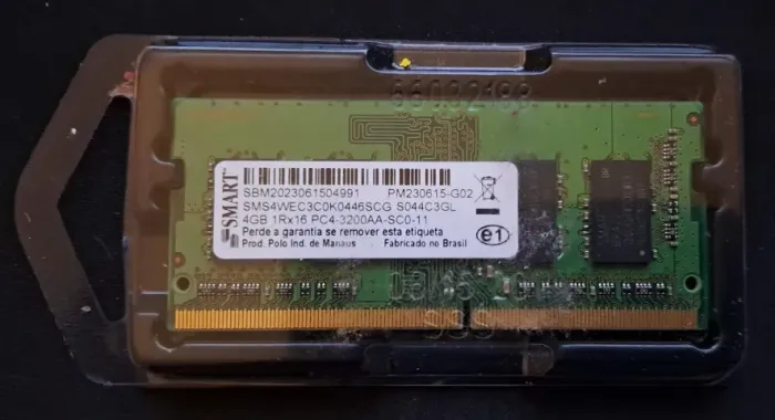 Memória RAM DDR4 4GB 3200Mhz