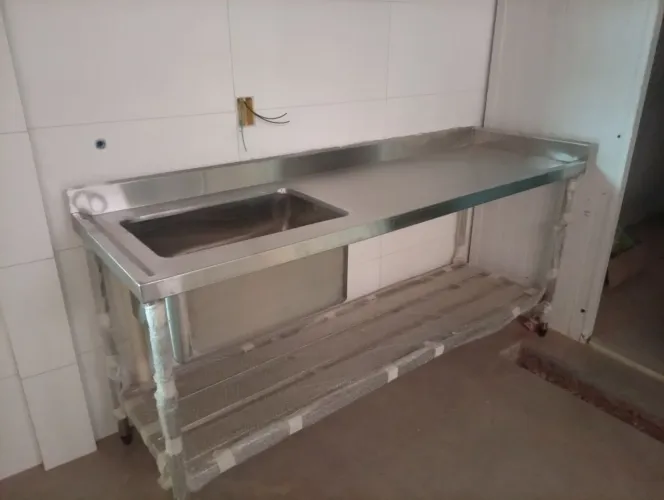 Pia industrial aço inox