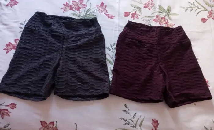 Dois Shorts Lycra M Novos