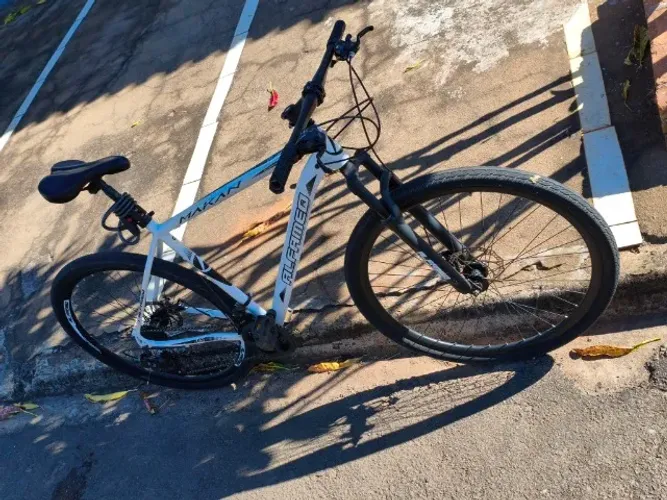 Bicicleta Alfameq Aro 29 Branca 21 Marchas