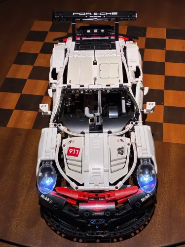 lego porsche 911 com luzes 42096