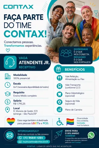 Vagas para operador de telemarketing *