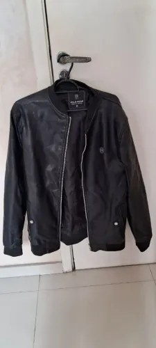 Jaqueta de Couro Polo Wear