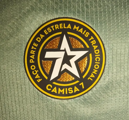 Patch camisa 7 botafogo dourado original 