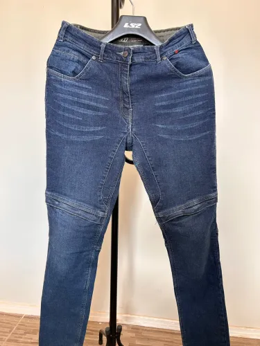 Calça Feminina Motociclista X11 Jeans c/ Proteção e Aramida - Tam 42 (G)