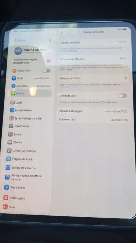 iPad pró de 11 polegadas 256 GB