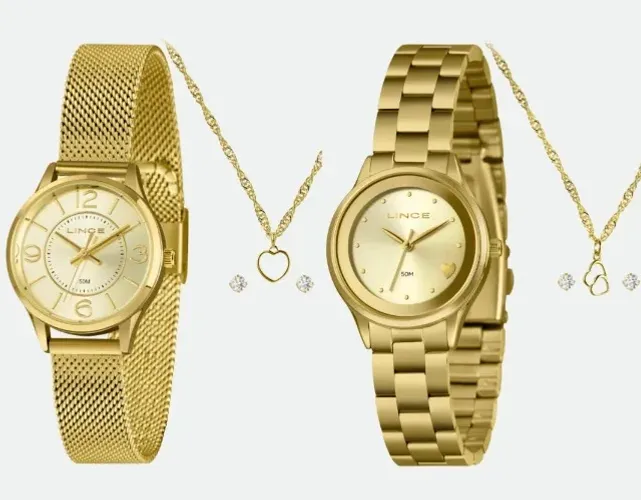Relógio Lince feminino. Novos. Nota fiscal. Valor: 160,00 reais cada. Originais.