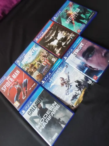 Jogos de PS4 mídia física em perfeito estado!!!