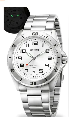 ? Relógio Orient original, aço inox, elegante, conservado e funcionando perfeito.