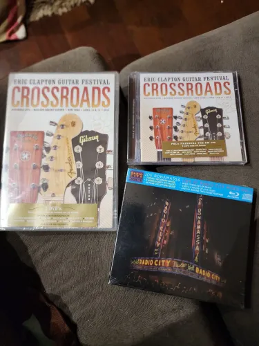 Lote dvd CD Blu Ray musical Crossroads Joe Bonamassa 