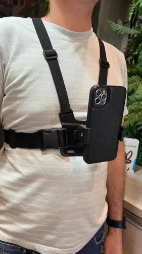 Suporte de celular para peito