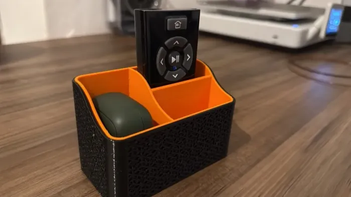Porta Controle Remoto 3D - Estilo Japonês Kumiko (Organizador Multiuso)