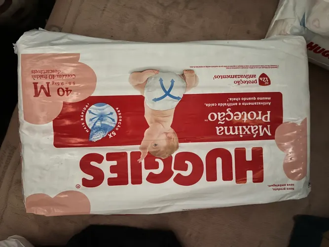 Huggies Máxima Proteção - M - 40 fraldas