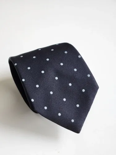 Gravata dior poa azul