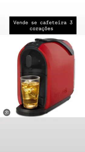 Cafeteira 3 corações